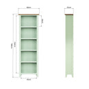Grantham White painted Bookcase by Lavishway | Book Shelves and Cabinets-31097