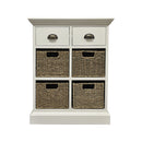 Wicklewood 4 Baskets Unit in White by Lavishway | Hallway Cabinets-33734