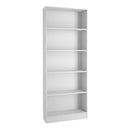 Basic Tall Wide Bookcase With 4 Shelves by Lavishway | Book Shelves and Cabinets-30672
