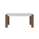Toronto Dining Table with 4 White Chairs by Lavishway | Dining Table Set-30578