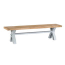 Tattershall Oak Seat Small Dining Bench by Lavishway | Dining Benches-33016