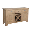 Heirloom Oak Finish 2 Doors Large Sideboard by Lavishway | Recommended-35902
