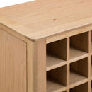 Nordic Oak Single Door Wine Cabinet by Lavishway | Wine Racks-32165