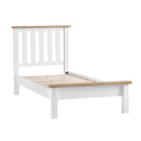 Tattershall Oak Top White Bed Frame by Lavishway | Wooden Beds-35971