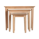 Nordic Oak Single Drawer Side Table by Lavishway | Nest of Tables-32229