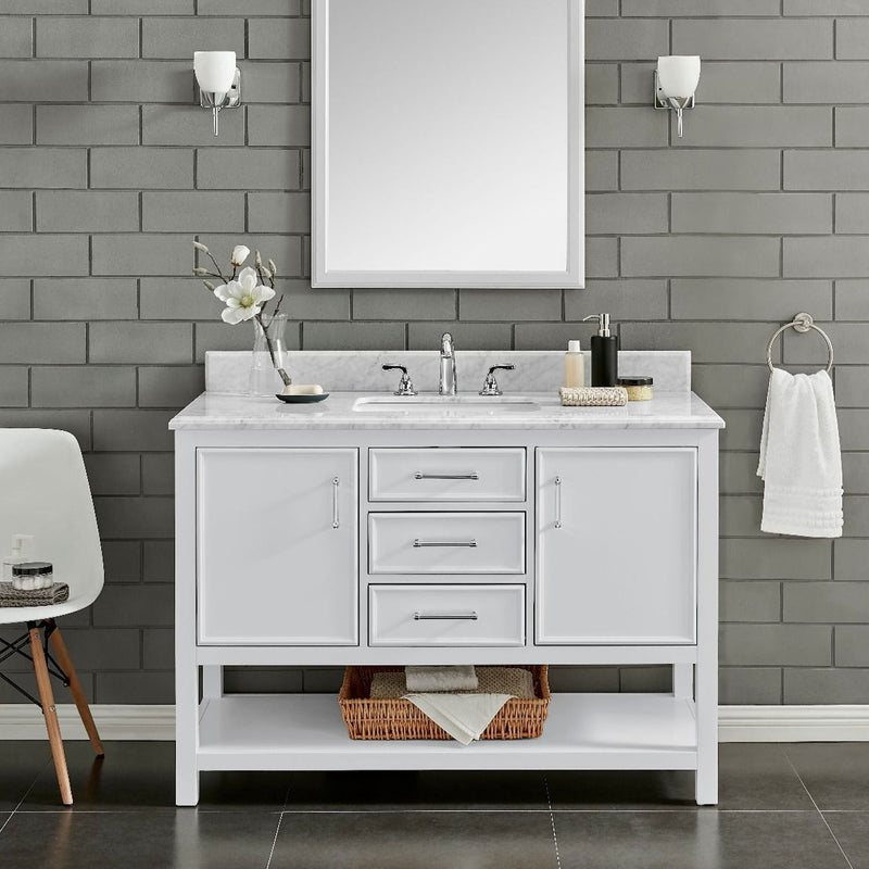 2 Doors & 3 Drawers Double Vanity Unit by Lavishway | Cupboards & Cabinets-23376