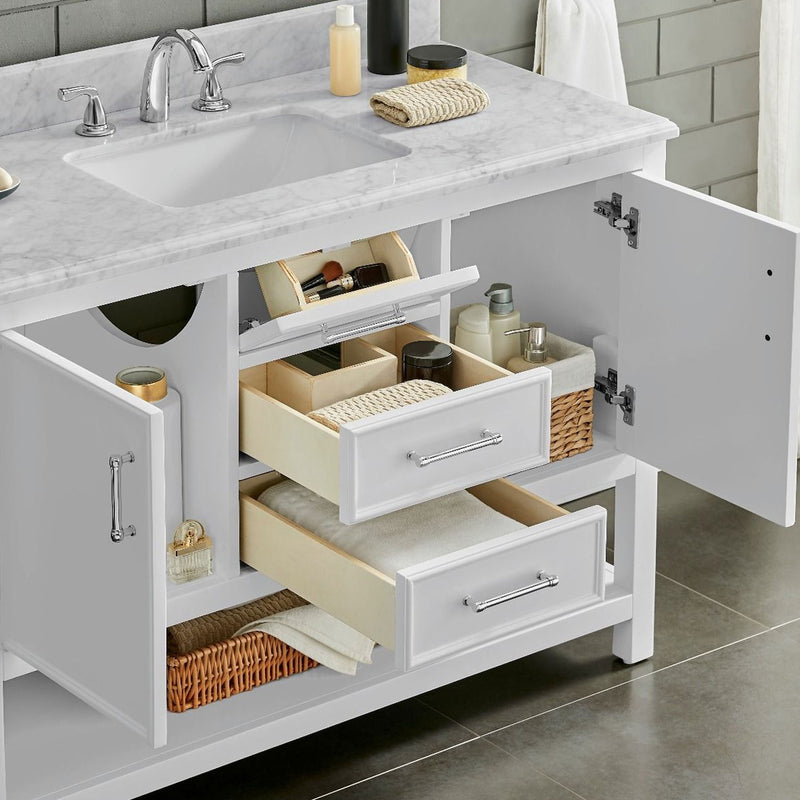 2 Doors & 3 Drawers Double Vanity Unit by Lavishway | Cupboards & Cabinets-23393