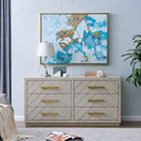 Gilroy Grey Herringbone Bedroom Collection by Lavishway | Dressing Tables-25302