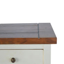 2 Toned Solid Wood 1 Drawer Telephone Table by Lavishway | Side Tables-22916