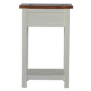 2 Toned Solid Wood 1 Drawer Telephone Table by Lavishway | Side Tables-22913