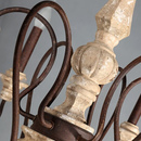 European Style Wooden Chandelier by Lavishway | Candle Holders-39537