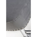 Cairo Brushed Grey Velvet Bar Stool by Lavishway | Bar Stools-37630