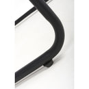 Suede Effect Dark Grey Bar Stool by Lavishway | Bar Stools-37600