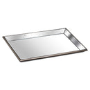 Astor Mirrored Wooden Detailing Tray by Lavishway | Decorative Trays-39764