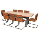 Live Edge Rustic Wood 8 Seater Dining Table by Lavishway | Dining Tables-26773