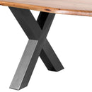 Live Edge Rustic Wood 8 Seater Dining Table by Lavishway | Dining Tables-26776