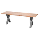 Live Edge Rustic Wood 8 Seater Dining Table by Lavishway | Dining Tables-26774