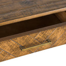 Havana Gold 2 Drawer Console Table by Lavishway | Hallway Console Table-40053