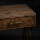 Havana Gold 2 Drawer Console Table by Lavishway | Hallway Console Table-40054