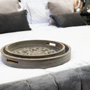 Set of 2 Carved Wash Louis Trays by Lavishway | Decorative Trays-39725