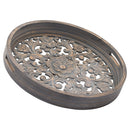 Set of 2 Carved Wash Louis Trays by Lavishway | Decorative Trays-39723