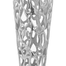 Silver Large Perforated Coral Inspired Vase by Lavishway | Vases-39684