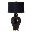 Kalvin Black Ceramic Table Lamp by Lavishway | Table Lamps-26586