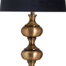 Santiago Bronze Black Velvet Shade Lamp by Lavishway | Table Lamps-26636