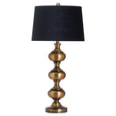 Santiago Bronze Black Velvet Shade Lamp by Lavishway | Table Lamps-26635