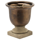 Ceramic Small Antique Bronze Urn Vase by Lavishway | Vases-39633