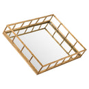Set of 2 Detailed Rectangular Trays by Lavishway | Decorative Trays-39711