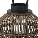 Brown Bamboo Style Large Lantern by Lavishway | Candle Holders-39632