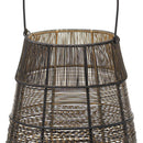 Medium Wire Glowray Conical Lantern by Lavishway | Candle Holders-39641