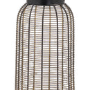 Large Black Glowray Wire Lantern by Lavishway | Candle Holders-39635