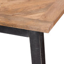 Nordic Parquet Top Dining Table by Lavishway | Dining Tables-26916