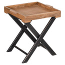 Nordic Black & Brown Medium Butler Table by Lavishway | Side Tables-26900
