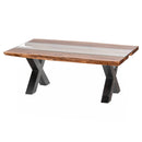 Live Edge Cross Legs River Coffee Table by Lavishway | Coffee Tables-26821