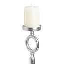 Decor Silver Medium Candle Stand by Lavishway | Candle Holders-39578