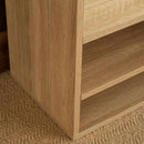 Wooden Grey Shoe Storage Cabinet With Seating by Lavishway | Shoe Cabinets-39037