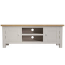 Rutland Dove Grey Painted TV Unit by Lavishway | TV Units Cabinets-31486