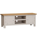 Rutland Dove Grey Painted TV Unit by Lavishway | TV Units Cabinets-31487