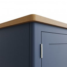 Rutland Blue Painted Gents Wardrobe by Lavishway | Wardrobe-33823
