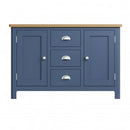 Rutland Blue Painted Oak Top Large Sideboard by Lavishway | Sideboards-36398