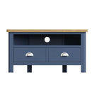 Rutland Blue Oak Top Corner TV Unit by Lavishway | TV Units Cabinets-36355