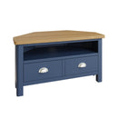 Rutland Blue Oak Top Corner TV Unit by Lavishway | TV Units Cabinets-36354