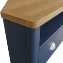 Rutland Blue Oak Top Corner TV Unit by Lavishway | TV Units Cabinets-36356