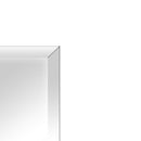 Bevelled Glass Wall Framed Mirror by Lavishway | Wall Mirrors-31232