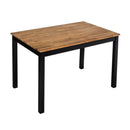 Copenhagen Solid Oak Top Dining Table by Lavishway | Dining Tables-30967