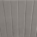 Lexie Wooden Effect Legs Velvet Double Bed by Lavishway | Velvet Bed-35641