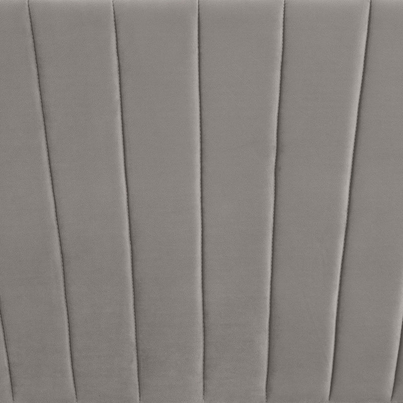 Lexie Wooden Effect Legs Velvet Double Bed by Lavishway | Velvet Bed-35641